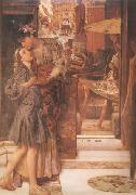 Alma-Tadema, Sir Lawrence The Parting Kiss (mk24) Spain oil painting artist